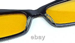 Yellow Sunglasses Vintage Cat Eye With Orange Lenses 1950s France Made