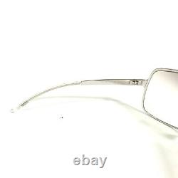 Yves Saint Laurent Sunglasses YSL2009/S YB7 Silver Square with Clear Gray Lenses