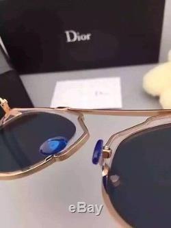 2016 Nouveau Authentic Dior So Real Gold Frame Rose Lens Lunettes De Soleil