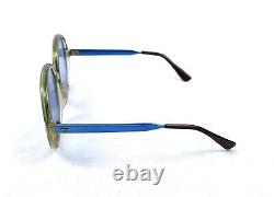 50s Over Taille Style Sanglasses Vintage Unusual Blue Shades Paris Stylish Nos