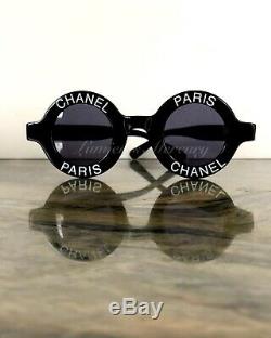 Auth Iconic Vtg Chanel Paris Round Lunettes De Soleil Stock Mort 01945 94305