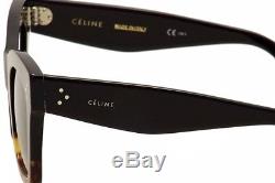 Celine CL 41098fs 41098 / F / S Fu5 / Z3 Noir / Tortoise / Havana Lunettes De Soleil 50mm