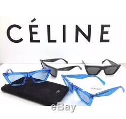 Celine Edge CL 41468 / S Geg Tr Bleu Bluet Gris Lunettes De Soleil Femme 51mm Petit