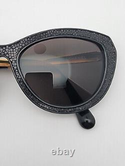 Chanel 6046-Q c622/S8 Lunettes de soleil monture en or raie manta verres polarisés marron avec étui