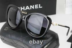 Chanel Ch 5339 Black Pearl / Or Polarisants Lunettes De Soleil Femmes Cadres 2018 D'été