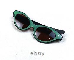 Cute Cat Eye Sanglasses Vintage 50s Grand Stylish Non-usual France Paris Design