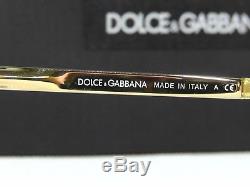 Dolce & Gabbana Dg2144 Lunettes De Soleil À Verres Dorés À Monture Dorée Iridium 61 12 135