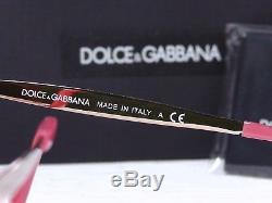 Dolce & Gabbana Dg2172 - Lunettes De Soleil À Lentille Rouge Chatoyante Or Rose / Cadre Rouge