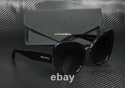 Dolce & Gabbana Dg4319 501 8g Noir Gris Gradient 51 MM Lunettes De Soleil Pour Femmes