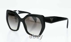 Femmes Prada PR 16RS Noir/Gradient Gris, lunettes de soleil 56mm