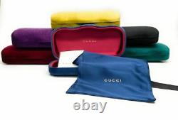 Gucci Gg0036s 002 Rectangle Carré Noir Lunettes De Soleil Pour Femmes 54 MM