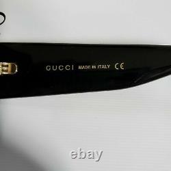 Gucci Gg0053s Lunettes De Soleil Pour Femmes 001 Noir Gris Gradient Boîte Ouverte