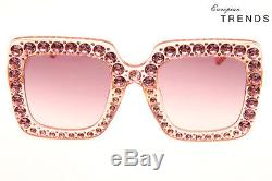 Gucci Gg0148s 003 Lunettes De Soleil Inspirées Pink / Pink De Femmes Inspirées Auth Clearance
