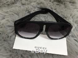 Gucci Gg0152s Black Lunettes De Soleil Pour Femmes À Monture En Acétate 100%