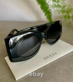 Gucci Gg0810s Lunettes De Soleil Gucci Gg0810s Noir/gris (001) Nouveau