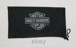 Harley-davidson Hd 5026s 01c Bras Brillant Noir Signature Lunettes De Soleil Surdimensionnées