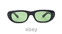 Lady's 50s Cat Eye Sunglasses Vintage Original Français Green Shades Morel