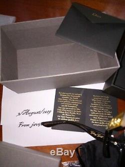 Lunettes Christian Dior Glossy Solid Gold 18 Kt Lim. Edition 500, Rarest, Nouveau