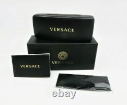 Lunettes De Soleil Versace Unisex Aviator Noir/or Avec Box Mod 2193 1428/87 56mm
