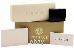 Lunettes de soleil authentiques Versace VE 2249-126187 noir mat avec verres gris 65mm NEUVES