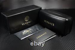 Lunettes de soleil unisexe Versace VE2255 1002A4 en or rose miroir de 63 mm