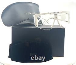 Lunettes de vue pour femmes Versace VE4393 401/1W avec clip-ons blancs