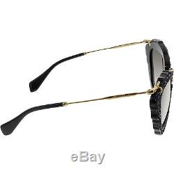 Miu Femmes Gradient Mu04qs-1ab0a7-55 Black Butterfly Sunglasses