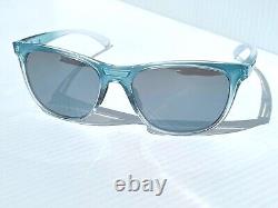 NOUVELLE Oakley LEADLINE Frost Blue POLARIZED Galaxy Chrome Mirror lens Lunettes de soleil 9473