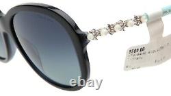 New Tiffany & Co. Tf4104-h-b 8191/4u Blue / Blue Lens Sunglasses 58-17-140mm