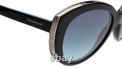 New Tiffany & Co. Tf4151 8001/9s Black Sanglasses 54-18-140mm Italie