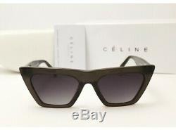 Nouveau Celine Cl41468 / S 807 / Ir Black Cat Eye Femmes Lunettes De Soleil 100% Authentique