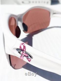 Nouveau Lunettes De Soleil Oakley Commit Sq Breast Cancer White Avec G30 Black Iridium Pour Femmes