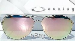 Nouveau Oakley Bris D'égalité En Or Rose Aviator Polarized Sunglass Galaxy Femmes 4108