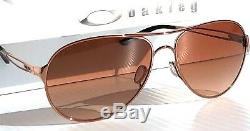 Nouveau Oakley Caveat Rose Gold 60mm Aviator Sunglass De Femmes 4054-01