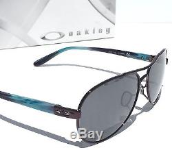 Nouveau Oakley Tie Breaker Aviateur Blackberry Femmes Black Irid Sunglass 4108-05