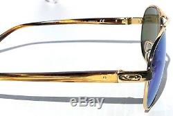 Nouveau Oakley Tie Breaker Gold Aviator Polarisé Lunettes De Soleil Pour Femmes Violet 4108-14