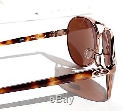 Nouveau Oakley Tie Breaker Or Rose Aviateur W Polarized Sunglass Pour Femmes 4108
