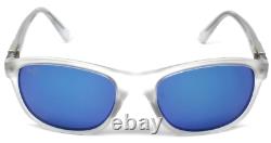Nouveau Véritable Maui Jim Lunettes De Soleil Pour Femmes Cristal Blanc Mat Cadre Hi Blue Lens