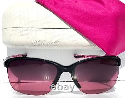 Nouvelle lunette de soleil Oakley UNSTOPPABLE BREAST CANCER polarisée à dégradé de rose 9191-10.
