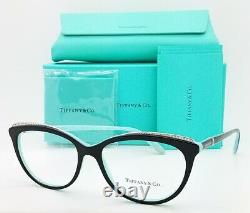Nouvelles Lunettes Tiffany & Co. Frame Rx Tf2147b 8055 54mm Black Tiffany Blue Genuine