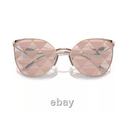 Nouvelles lunettes de soleil Prada PR50ZS-SVF05T-59 en or rose