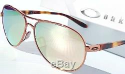 Oakley Commentaires Rose D'or Polarise Mirror Galaxy Sunglass Aviator Femmes 4079