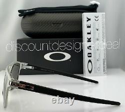 Oakley Latch Alpha Lunettes De Soleil Oo4128-01 Matte Silver Prizm Gray Polarized Lens