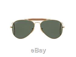 Occhiali Da Sole Ray Ban Oro Aviator Goccia Rb3030 Outdoorsman Verde G15 L0216