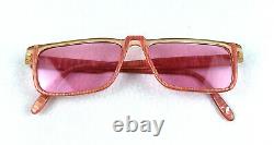 Pink Shades Sanglasses Vintage 50s Extérieurs Particulier Cadre Unusuel France Nos