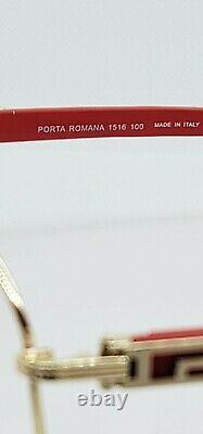 Porta Romana Sanglasses Et Cadres Mod. 1516 Soleil Or Bois Rouge Collection