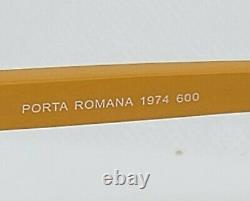 Porta Romana Sanglasses Et Cadres Module D'or Et De Silver. 1974 Bois Collection