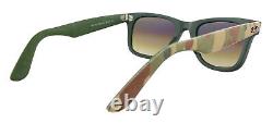 Ray-ban 0rb2140 606285 Rectangle Matte Military Green Square Lunettes De Soleil