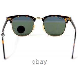 Ray-ban Clubmaster Polarized Tortuise Frame Rb3016 990/58 G-15 Green Lens 51mm