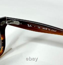 Ray-ban Eyeglass Acetate Frames Havana Brown 145-51.mm Demo Lenses Italie Nouveau